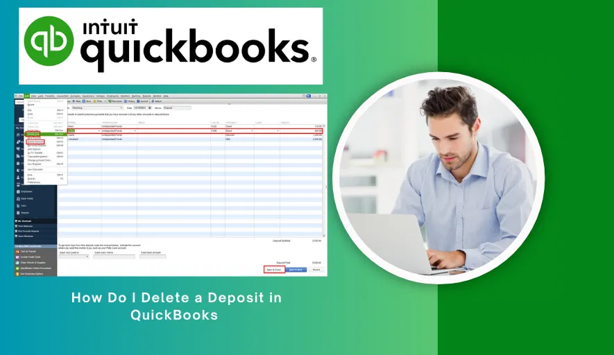 Delete a Deposit in QuickBooks
