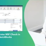 Enter NSF Check in QuickBooks