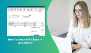Enter NSF Check in QuickBooks